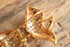 Bow Shaped Sterling Silver CZ Brooch